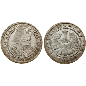 Slezsko, 15 krejcarů, 1663, Brzeg