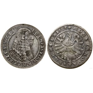 Śląsk, 15 krajcarów, 1663, Brzeg