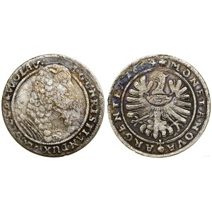 Silesia, 15 kreuzers, 1664, Brzeg