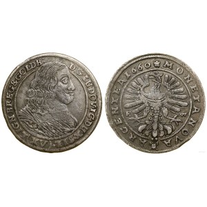 Silesia, 15 kreuzers, 1660, Brzeg