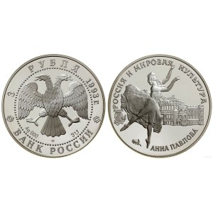 Russia, 3 rubli, 1993, Leningrado