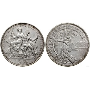 Schweiz, 5 Franken, 1883, Bern