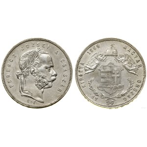 Hungary, 1 forint, 1869 KB, Kremnica