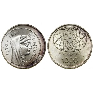 Italy, 1,000 lire, 1970, Rome