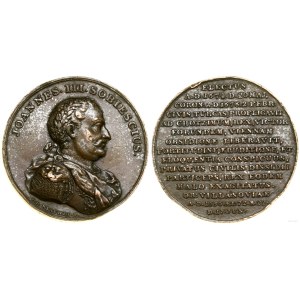 Poland, Medal from the Royal Suite—Jan III Sobieski (LATER GALVANIC COPY), a copy cast in the 19th century.