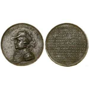 Polska, Medal ze Suity Królewskiej - Władysław IV (PÓŹNIEJSZA KOPIA), kopia odlana w XIX w.