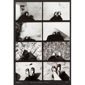 Natalia Lach-Lachowicz \ NATALIA LL (1937, Żywiec – 2022, Wrocław), “Places 1,500 km Apart” from the series “Permanent Registration,” 1971