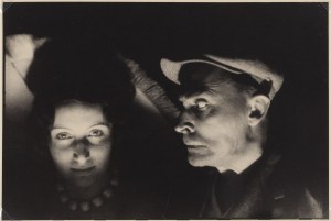 Stanisław Ignacy Witkiewicz \ Witkacy (1885 Warszawa - 1939 Jeziory na Polesiu), Stanisław Ignacy Witkiewicz z Janiną Turowską-Leszczyńską, z seansu: 