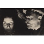 Stanisław Ignacy Witkiewicz \ Witkacy (1885, Warsaw – 1939, Jeziory in Polesie), Stanisław Ignacy Witkiewicz with Janina Turowska-Leszczyńska, from the performance “Improvised Scenes,” photo by Władysław Jan Grabski, 1932