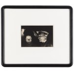 Stanisław Ignacy Witkiewicz \ Witkacy (1885, Warsaw – 1939, Jeziory in Polesie), Stanisław Ignacy Witkiewicz with Janina Turowska-Leszczyńska, from the performance “Improvised Scenes,” photo by Władysław Jan Grabski, 1932