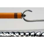 Basket with chrome-plated metal and Bakelite handle