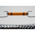 Basket with chrome-plated metal and Bakelite handle