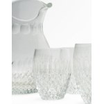 Bohemian crystal glassware set