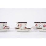 12 coffee cups with saucers, Richard Ginori