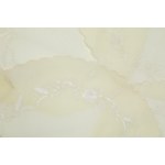American-style service for six in hand-embroidered organza, consisting of six placemats with six matching napkins with a similar embroidered motif at the corners