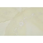 American-style service for six in hand-embroidered organza, consisting of six placemats with six matching napkins with a similar embroidered motif at the corners