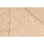 Large tablecloth embroidered with cotton filet