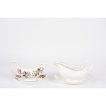 Two porcelain sauceboats, Wedgwood