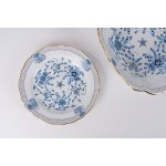 Important 12-piece porcelain dinner service, Blue Indianische Blumen, Meissen