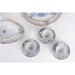 Important 12-piece porcelain dinner service, Blue Indianische Blumen, Meissen