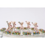 Capodimonte porcelain centerpiece