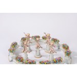 Capodimonte porcelain centerpiece
