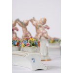 Capodimonte porcelain centerpiece