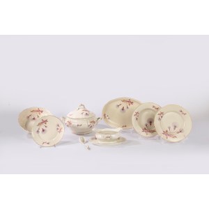 Porcelain dinner service for 12, Laveno Verbano