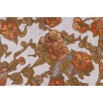 Venetian tablecloth with peonies