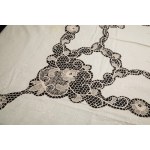 Burano lace tablecloth and 12 napkins