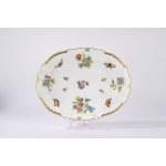 Important polychrome porcelain dinner service for 12, Queen Victoria, Herend, Hungary
