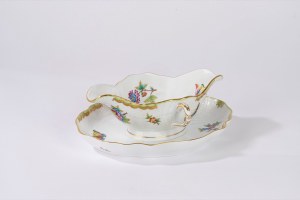 Important polychrome porcelain service for 12 Queen Victoria, Herend Hungary