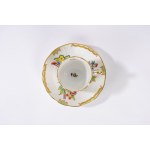 Important polychrome porcelain dinner service for 12, Queen Victoria, Herend, Hungary