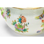 Queen Victoria polychrome porcelain dinner set. Herend, Hungary