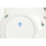 Queen Victoria polychrome porcelain dinner set. Herend, Hungary