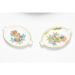 Queen Victoria polychrome porcelain dinner set. Herend, Hungary