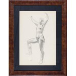 Wojciech WEISS (1875–1950), Standing Nude with Raised Hands, ca. 1916