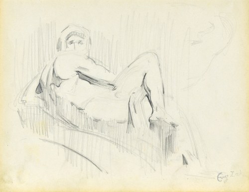 Eugeniusz ZAK (1887-1926), Szkic rzeźby 