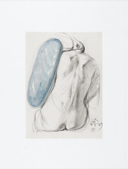Franciszek STAROWIEYSKI (1930-2009), Akt tyłem, 1989