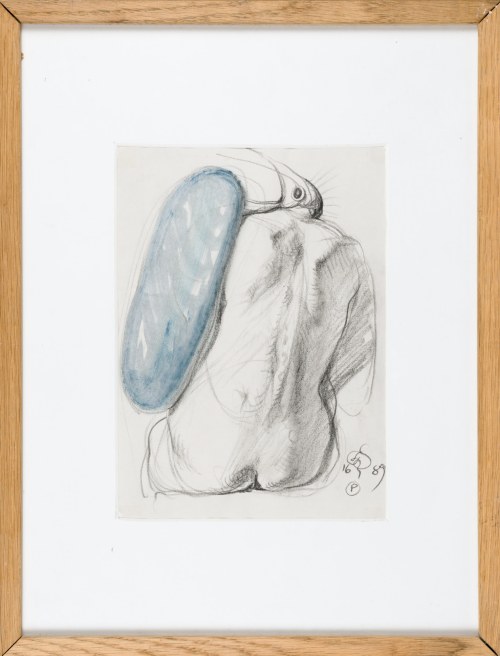Franciszek STAROWIEYSKI (1930-2009), Akt tyłem, 1989