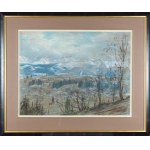 Władysław SERAFIN (1905–1988), Landscape with a View of Snow-Capped Mountains