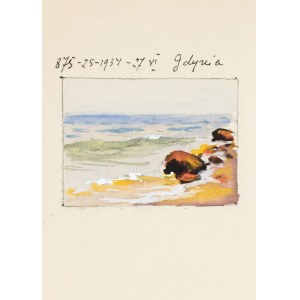 Soter August JAXA-MAŁACHOWSKI (1867–1952), The Baltic Seashore in Gdynia, 1934