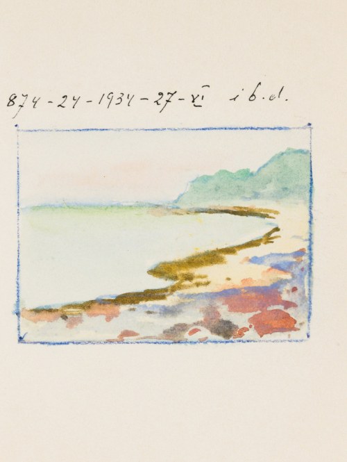 Soter August JAXA-MAŁACHOWSKI (1867-1952), Brzeg Bałtyku w Gdyni, 1934