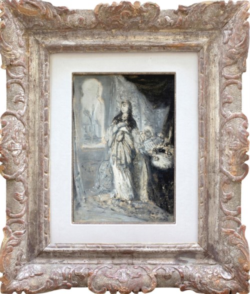 Maurycy GOTTLIEB (1856-1879), Recha, 1877 Scena z „Natana Mędrca”, dramatu Gottholda Ephraima Lessinga
