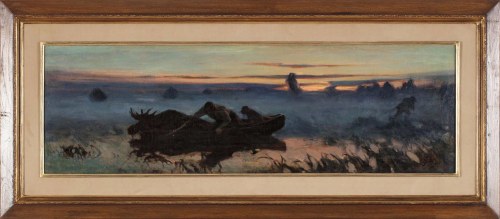 Julian FAŁAT (1853-1929), Po polowaniu, ok. 1907