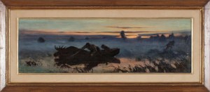 Julian FAŁAT (1853-1929), Po polowaniu, ok. 1907