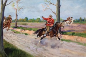 Jerzy KOSSAK (1886-1955), Pościg za bolszewikiem, 1939