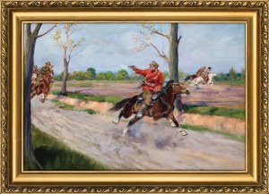 Jerzy KOSSAK (1886-1955), Pościg za bolszewikiem, 1939