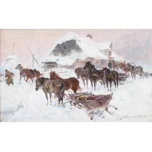 Ignacy ZYGMUNTOWICZ (1875–1947), In Front of the Inn