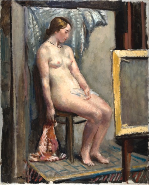 Wojciech WEISS (1875-1950), Modelka w pracowni artysty